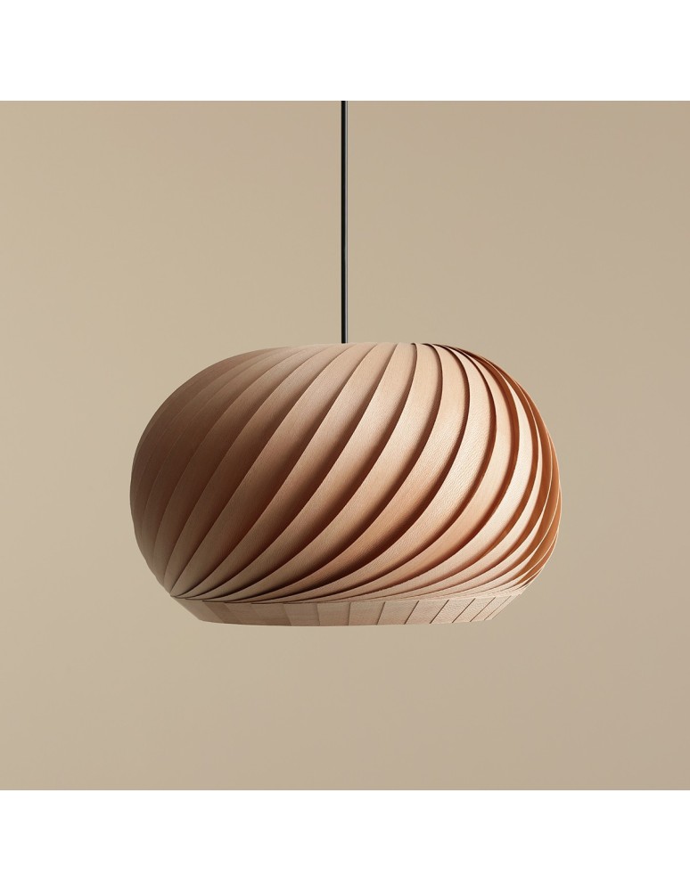 Wooden pendant lamps - Aldex Nature Dark S Pendant Lamp 1 x max 15W LED (1110G_S) - product kolory-swiatla.pl 2