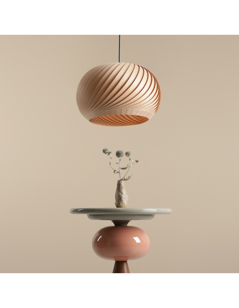 Wooden pendant lamps - Aldex Nature Dark M Pendant Lamp 1 x max 15W LED (1110G_M) - product kolory-swiatla.pl 5