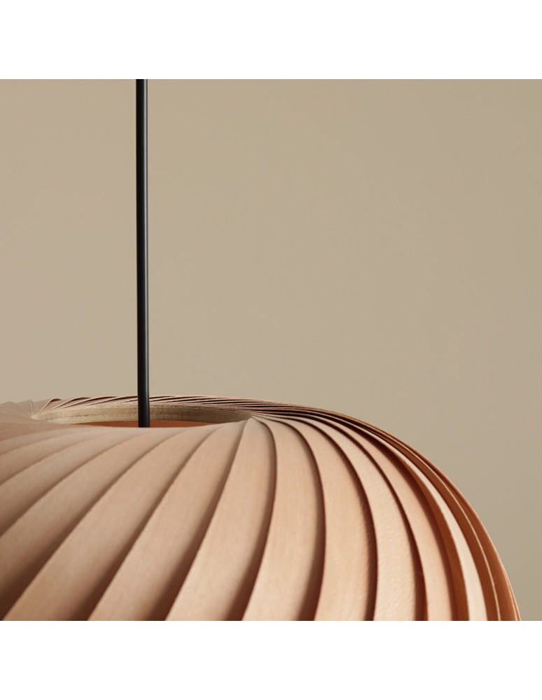 Wooden pendant lamps - Aldex Nature Dark S Pendant Lamp 1 x max 15W LED (1110G_S) - product kolory-swiatla.pl 3