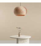 Wooden pendant lamps - Aldex Nature Dark M Pendant Lamp 1 x max 15W LED (1110G_M) - product 6