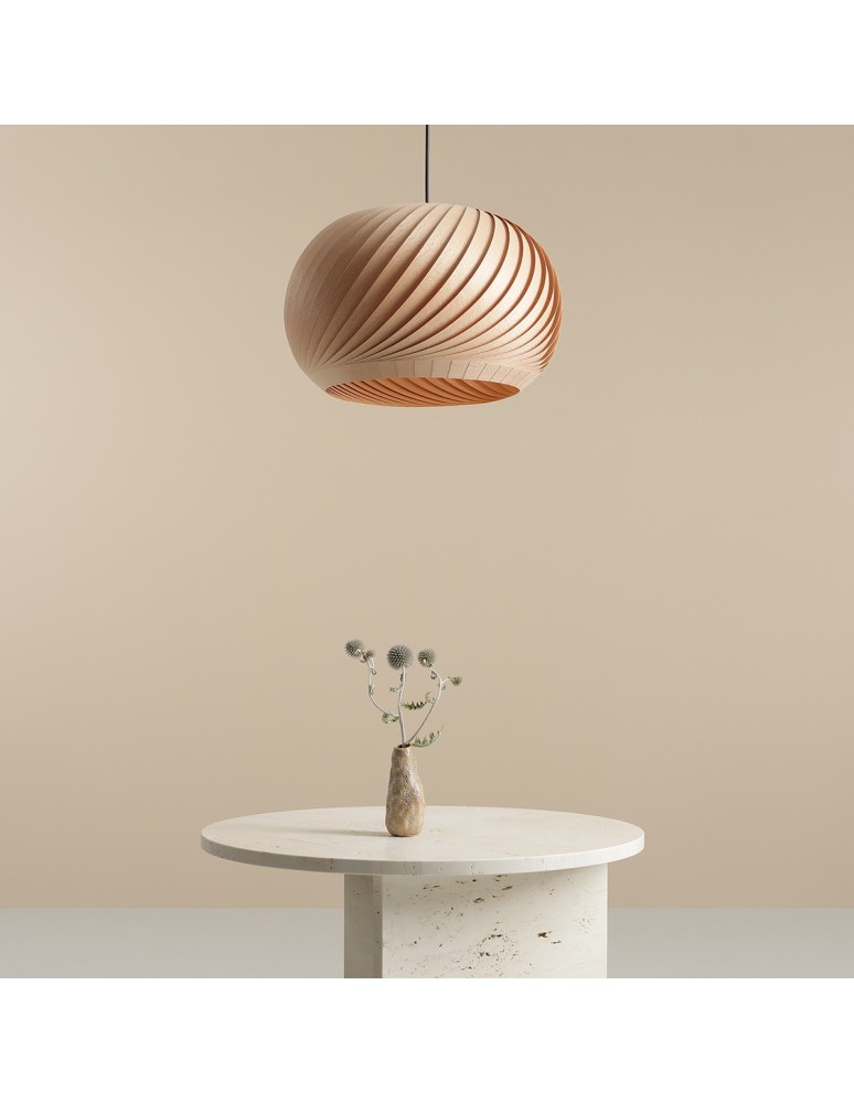 Wooden pendant lamps - Aldex Nature Dark M Pendant Lamp 1 x max 15W LED (1110G_M) - product kolory-swiatla.pl 6