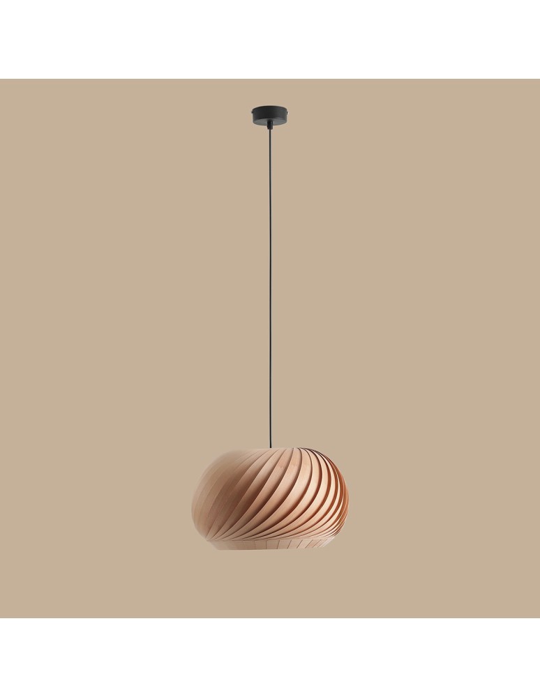 Wooden pendant lamps - Aldex Nature Dark S Pendant Lamp 1 x max 15W LED (1110G_S) - product kolory-swiatla.pl 4