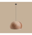 Wooden pendant lamps - Aldex Nature Dark Xl Pendant Lamp 1 x max 15W LED (1110G_XL) - product 4