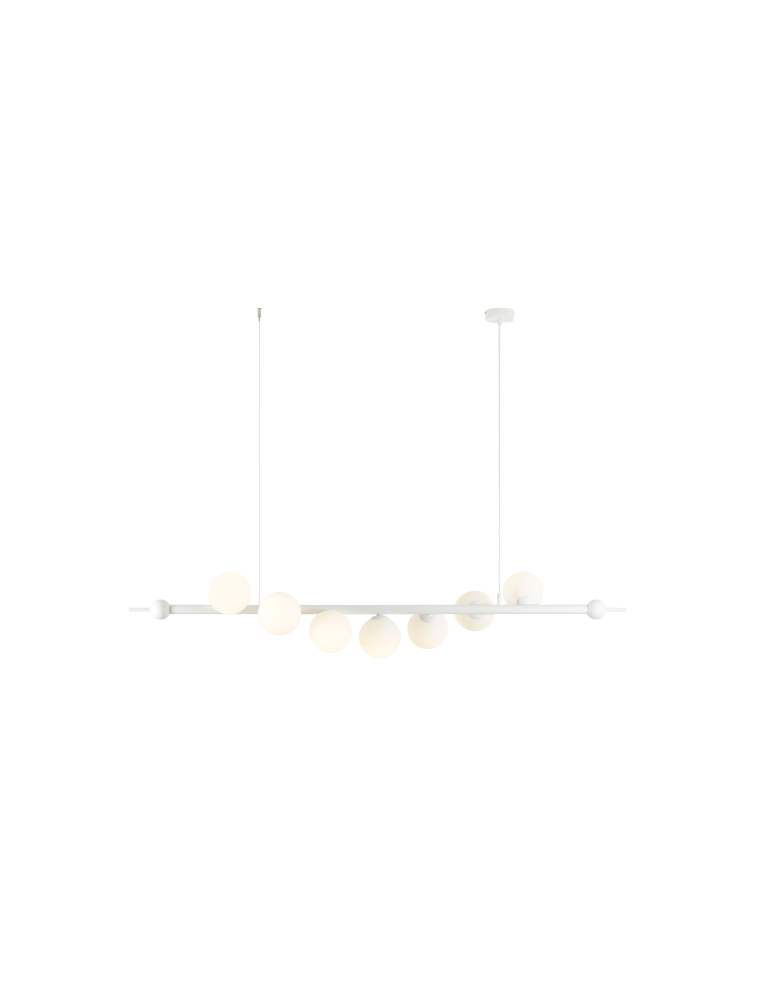 Pendant lamps spheres - Aldex Pendant Lamp Wave 7 White 7 x max 10W LED (1115T). - product kolory-swiatla.pl 1