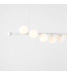 Pendant lamps spheres - Aldex Pendant Lamp Wave 7 White 7 x max 10W LED (1115T). - product 2