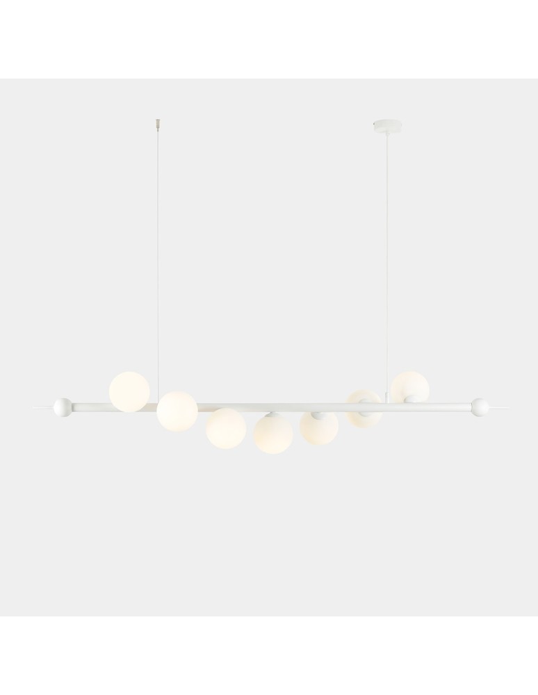 Pendant lamps spheres - Aldex Pendant Lamp Wave 7 White 7 x max 10W LED (1115T). - product kolory-swiatla.pl 4