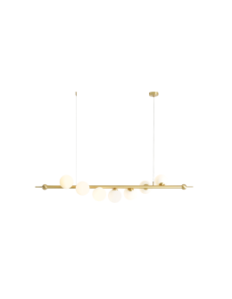 Aldex Lampa Wisząca Wave 7 Mosiądz 7 x max 10W LED (1115T40)