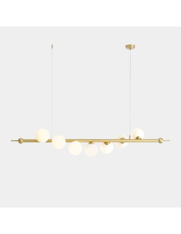 Aldex Pendant Lamp Wave 7 Brass 7 x max 10W LED (1115T40) - product 2