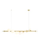 Pendant lamps spheres - Aldex Pendant Lamp Wave 7 Brass 7 x max 10W LED (1115T40) - product 7