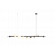 Aldex Lampa Wisząca Wave 7 Czarny 7 x max 10W LED (1115T1)