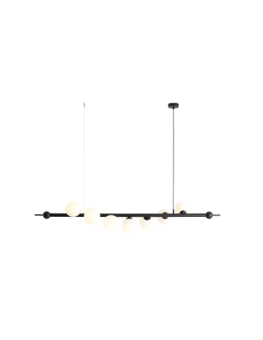 Aldex Wave 7 Pendant Lamp Black 7 x max 10W LED (1115T1)