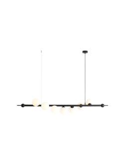 Aldex Lampa Wisząca Wave 7 Czarny 7 x max 10W LED (1115T1)