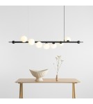 Pendant lamps spheres - Aldex Wave 7 Pendant Lamp Black 7 x max 10W LED (1115T1) - product 3