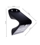 Eko-Light Lampka Solarna Butterfly Czarna 3,2W EKO3874 Eko-Light Lampka Solarna Butterfly Czarna 3,2W EKO3874