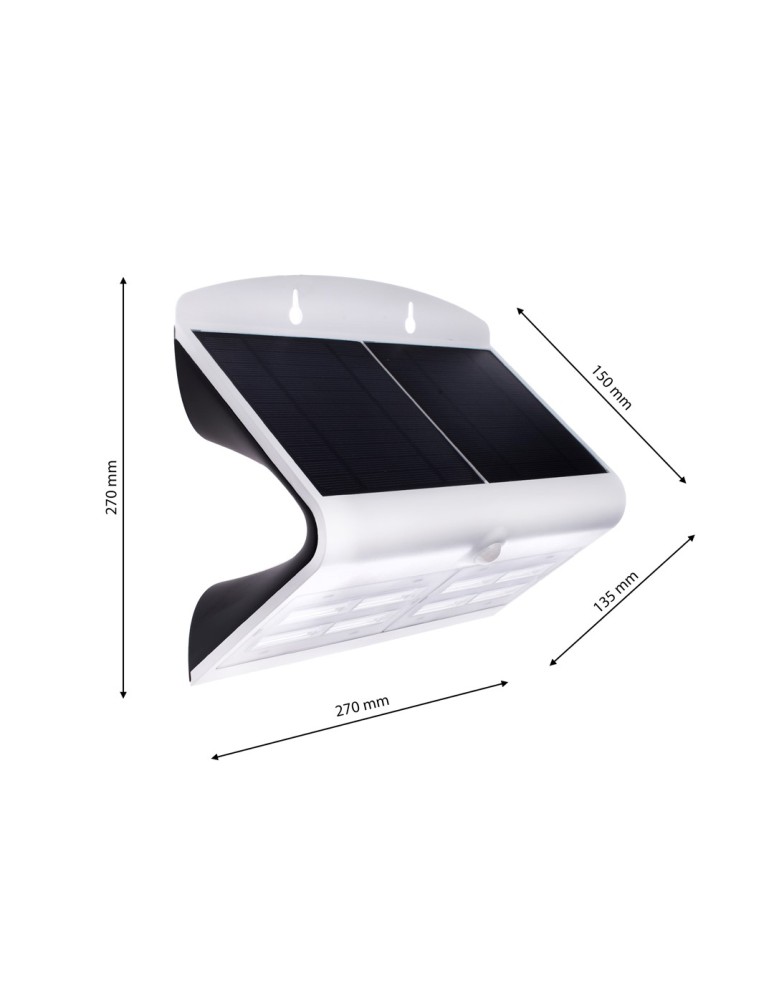 Solar lamps - Eko-Light Butterfly Solar Lamp White 6.8W EKO3997 - product kolory-swiatla.pl 9