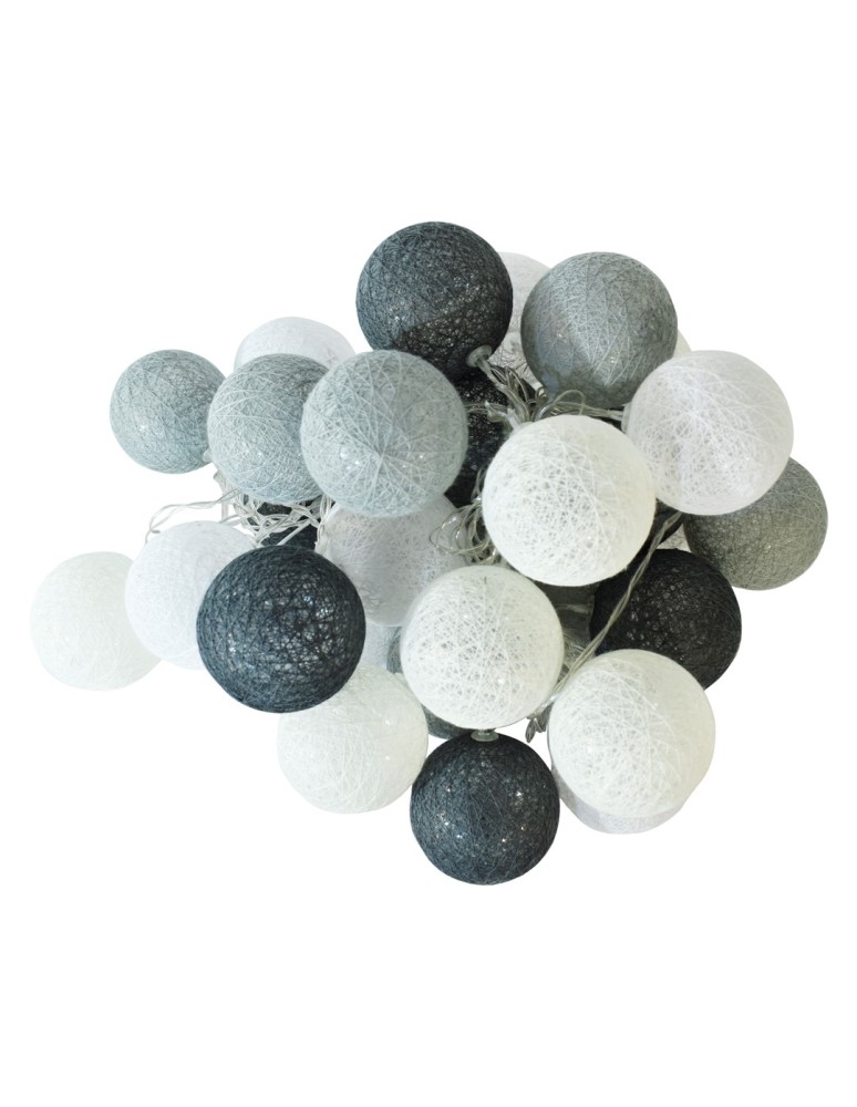 Cotton Balls - Eko-Light LED COTTON BALLS 230V 30 Pcs. EKD9333 - product kolory-swiatla.pl 1