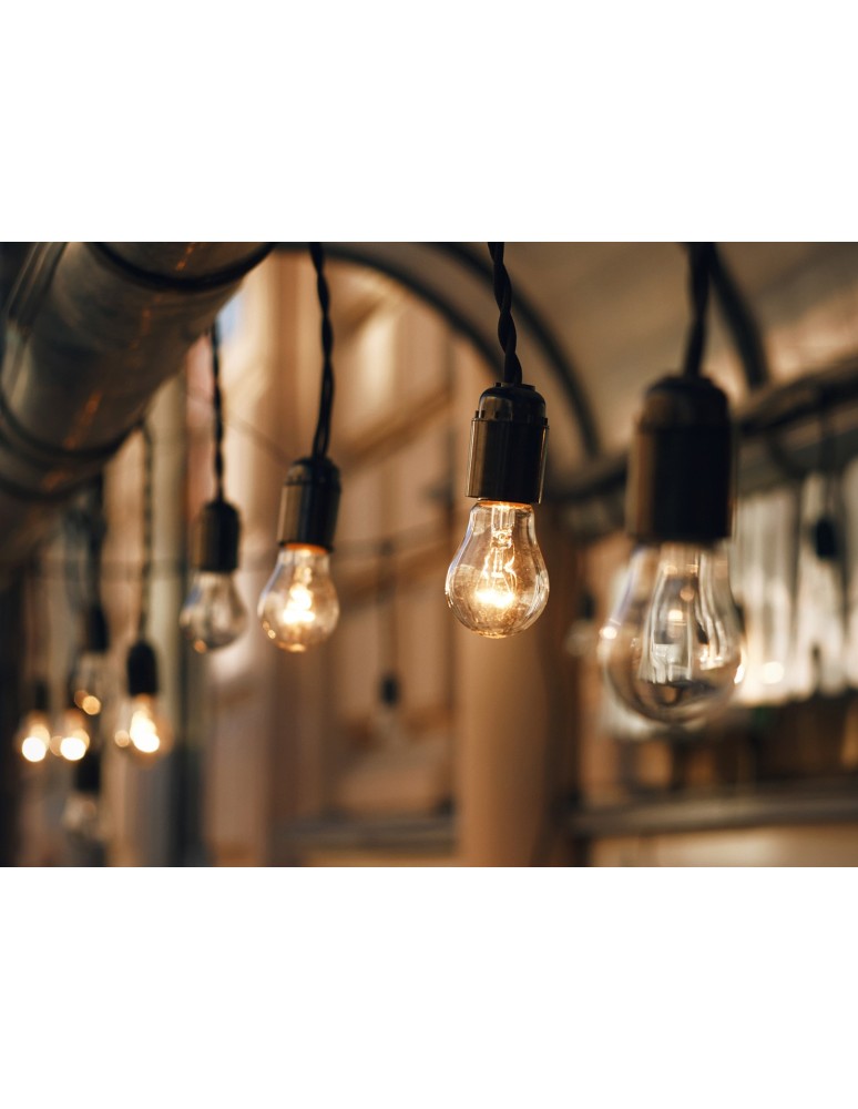 Garden garlands - Eko-Light PROFESSIONAL GIRLAND IP44 BLACK 5M + SOCKET EKO1571 - product kolory-swiatla.pl 4