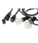 Garden garlands - Eko-Light PROFESSIONAL GIRLAND IP44 BLACK 5M + SOCKET EKO1571 - product 6