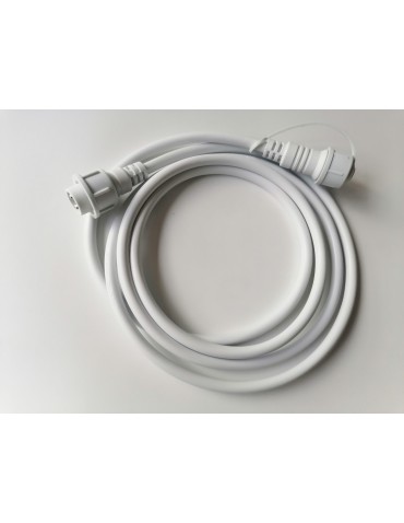 Eko-Light Kabel zasilający/przedłużacz BIAŁY do GIRILANDY 2m EKO7558 - produkt 2