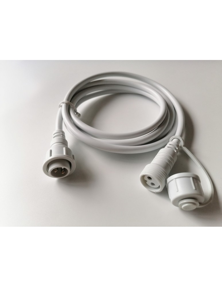 Garden garlands - Eko-Light White power cable/extender for GIRILANDA 2m EKO7558 - product kolory-swiatla.pl 3
