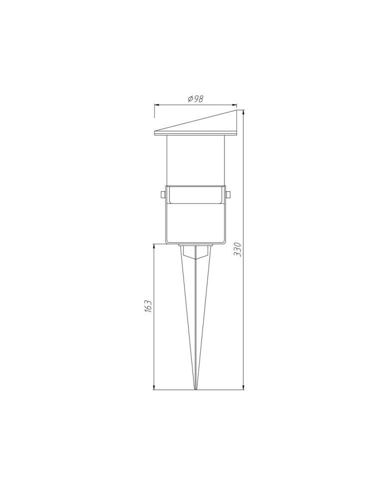 Garden lamps driven into the ground (with wedge) - Eko-Light Vilo Garden Spotlight 1xGU10 IP65 EKO8357. - product kolory-swiatla.pl 5