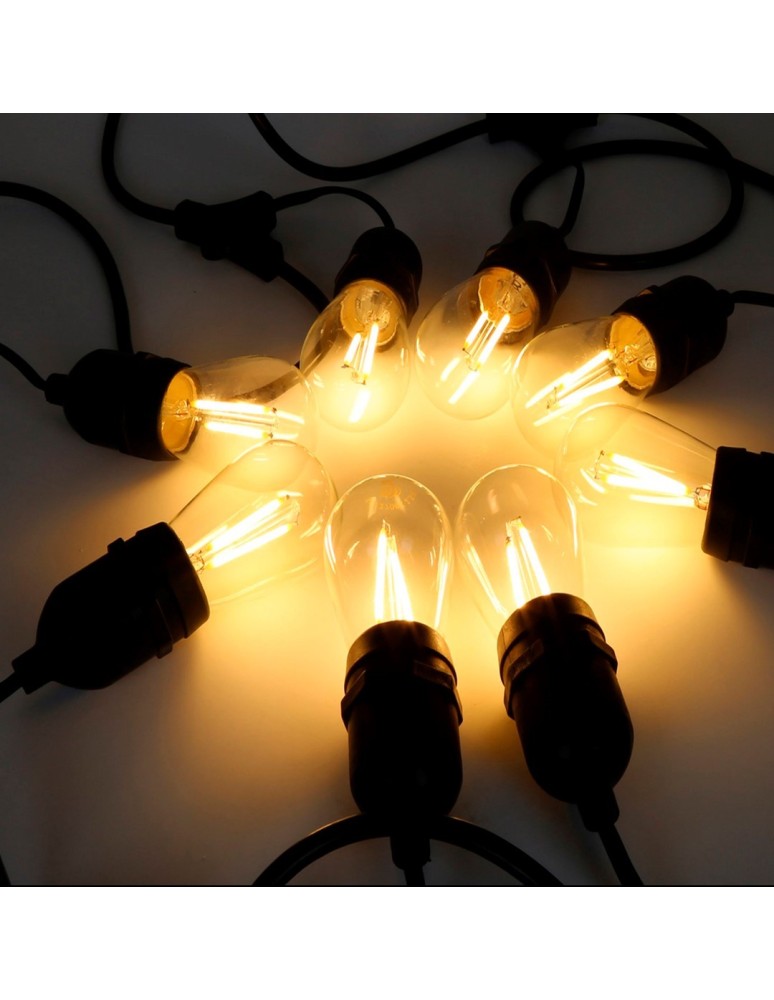 Garden garlands - Eko-Light GIRLAND 10 METERS (without bulbs) EKO6918 - product kolory-swiatla.pl 6