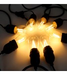 Garden garlands - Eko-Light GIRLAND 10 METERS WITH FILAMENT LIGHT 10x1.5W EKO6925 - product 7