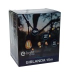 Garden garlands - Eko-Light GIRLAND 15 METERS (without bulbs) EKO6932 - product 4