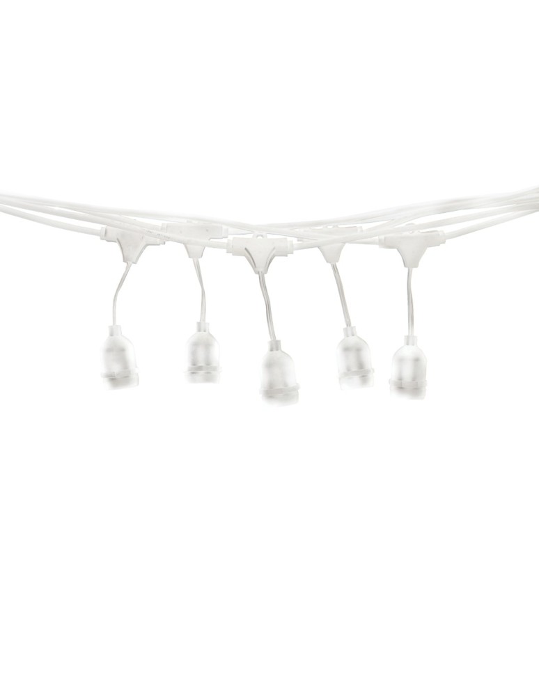 Garden garlands - Eko-Light GIRLAND 15 METERS White (without bulbs) EKO9889 - product kolory-swiatla.pl 1