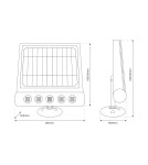 Solar lamps - Eko-Light Talent 8W 4000K IP65 Solar Lamp EKO8328. - product 9