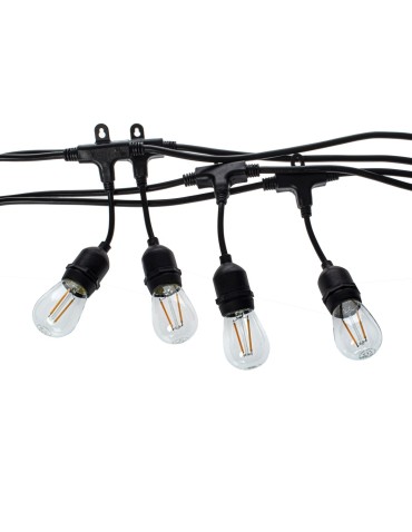 Eko-Light 15 METER GIRLAND WITH FILAMENT LIGHT 15x1W EKO9843.