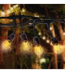 Garden garlands - Eko-Light 15 METER GIRLAND WITH FILAMENT LIGHT 15x1W EKO9843. - product 6