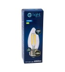 LED bulbs E27 230V - Eko-Light LED Filament Bulb 4W C37 E27 2700K EKZF003. - product 3