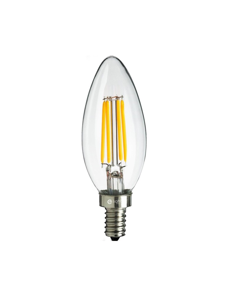 E14 230V LED bulbs - Eco-Light LED Filament Light Bulb 4W Candle E14 2700K EKZF990. - product kolory-swiatla.pl 1