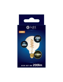 Eko-Light Żarówka Dekoracyjna 4W G125 E27 EKZA3614 - produkt 2