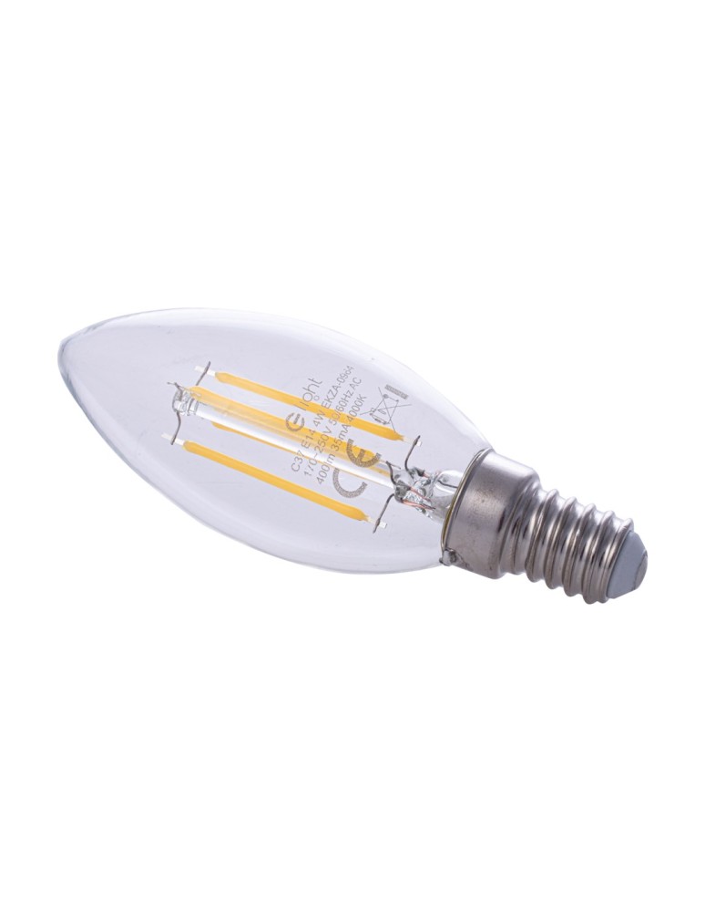 E14 230V LED bulbs - Eko-Light LED Filament Light Bulb 4W Candle E14 4000K EKZF0964. - product kolory-swiatla.pl 1
