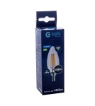 E14 230V LED bulbs - Eko-Light LED Filament Light Bulb 4W Candle E14 4000K EKZF0964. - product 3