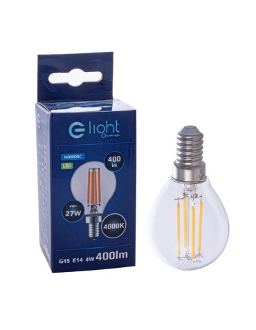Eko-Light LED Filament Light Bulb 4W G45 E14 4000K EKZF380. - product 2
