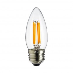 Eko-Light Żarówka Filamentowa LED 4W C37 E27 4000K EKZF103