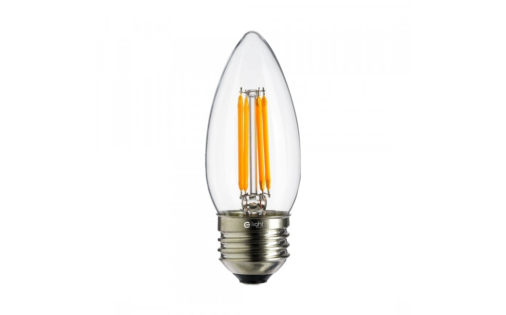 Eko-Light Żarówka Filamentowa LED 4W C37 E27 4000K EKZF103