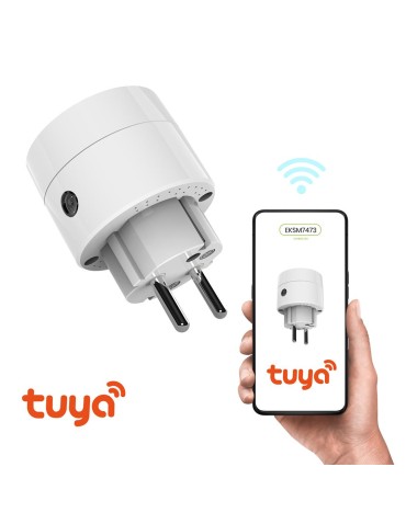 Eko-Light Tuya Smart Wi-Fi Plug Single 10A IP20 EKSM7473