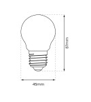 LED bulbs E27 230V - Eco-Light LED Filament Bulb 1.5W ST45 E27 2700K EKZF1067 - product 3