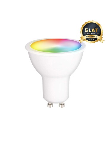 Eco-Light LED Wi-FI GU10 5W Smart Tuya RGB+CCT+DIM bulb EKSM6673