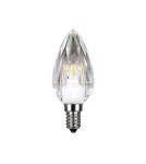 E14 230V LED bulbs - Eco-Light LED light bulb 4W E14 C37 4000K Crystal EKZA7697 - product 1