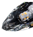 E14 230V LED bulbs - Eco-Light LED light bulb 4W E14 C37 4000K Crystal EKZA7697 - product 2