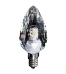 E14 230V LED bulbs - Eco-Light LED light bulb 4W E14 C37 4000K Crystal EKZA7697 - product 4
