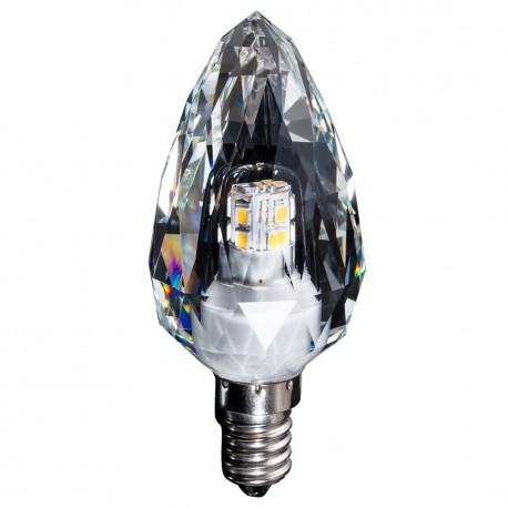 Eko-Light Żarówka LED 4W E14 C37 4000K Kryształ EKZA7697