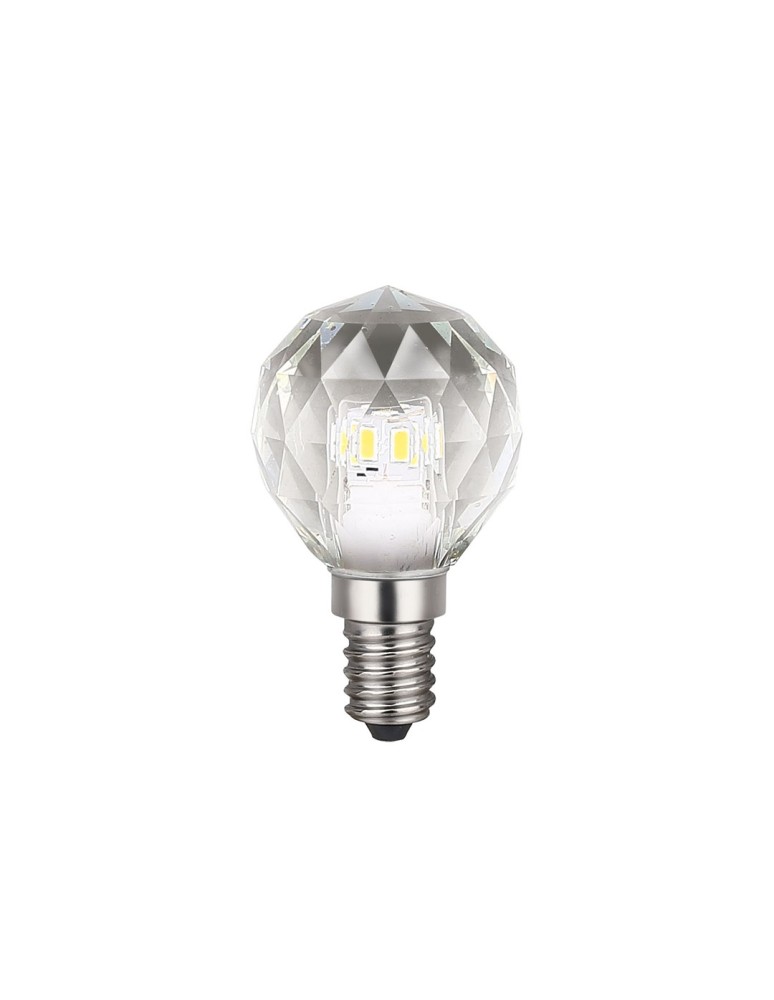 E14 230V LED bulbs - Eco-Light LED bulb 3W E14 G40 4000K Crystal EKZA7698 - product kolory-swiatla.pl 1