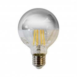 Eko-Light Żarówka Filamentowa LED 5W G80 E27 SILVER Barwa: Ciepła EKZF7809