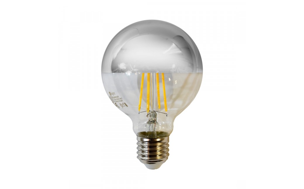 Eko-Light Żarówka Filamentowa LED 5W G80 E27 SILVER Barwa: Ciepła EKZF7809
